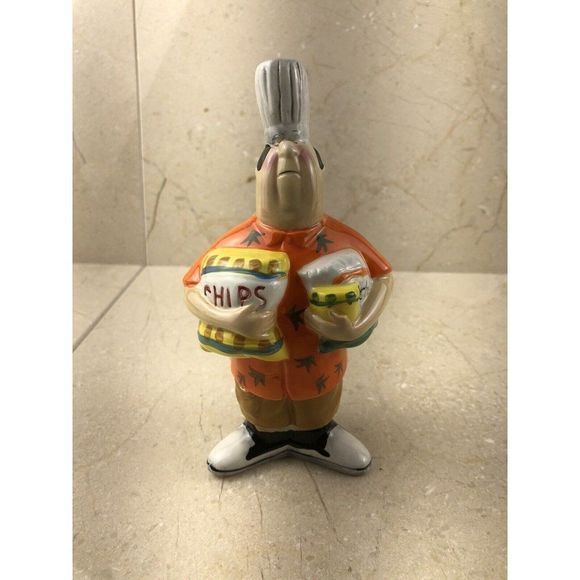 CIC Salt & Pepper Shakers Two BBQ Men DAD Gift - Picture 6 of 12